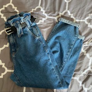 Zara Blue Baggy Jeans